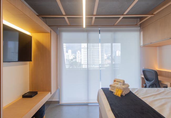 Studio a São Paulo - Estilo e Conforto Próximo ao Allianz Parque | SP-P1208B Studio a São Paulo - Estilo e Conforto Próximo ao Allianz Parque | SP-P1208B