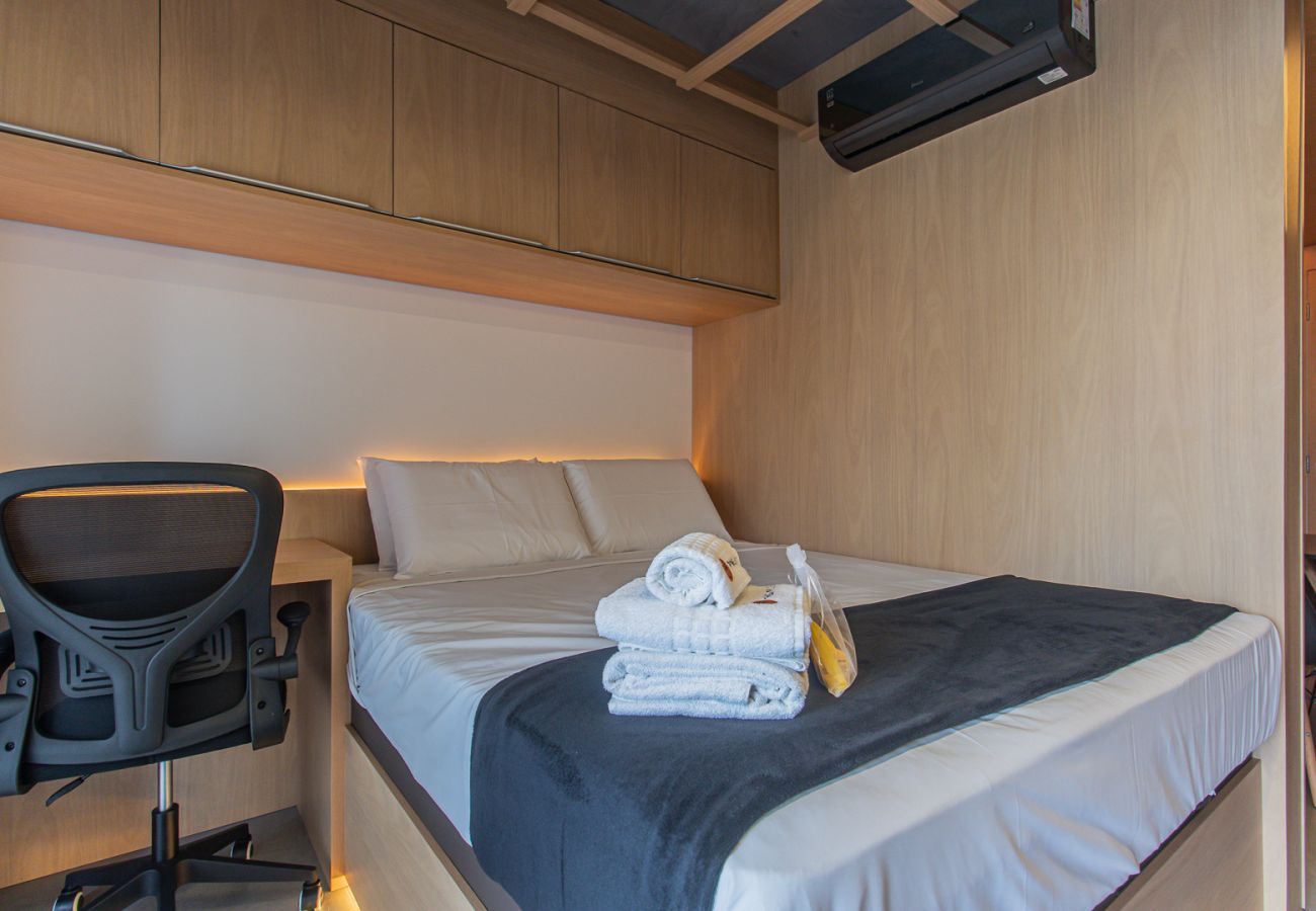 Studio a São Paulo - Estilo e Conforto Próximo ao Allianz Parque | SP-P1208B Studio a São Paulo - Estilo e Conforto Próximo ao Allianz Parque | SP-P1208B