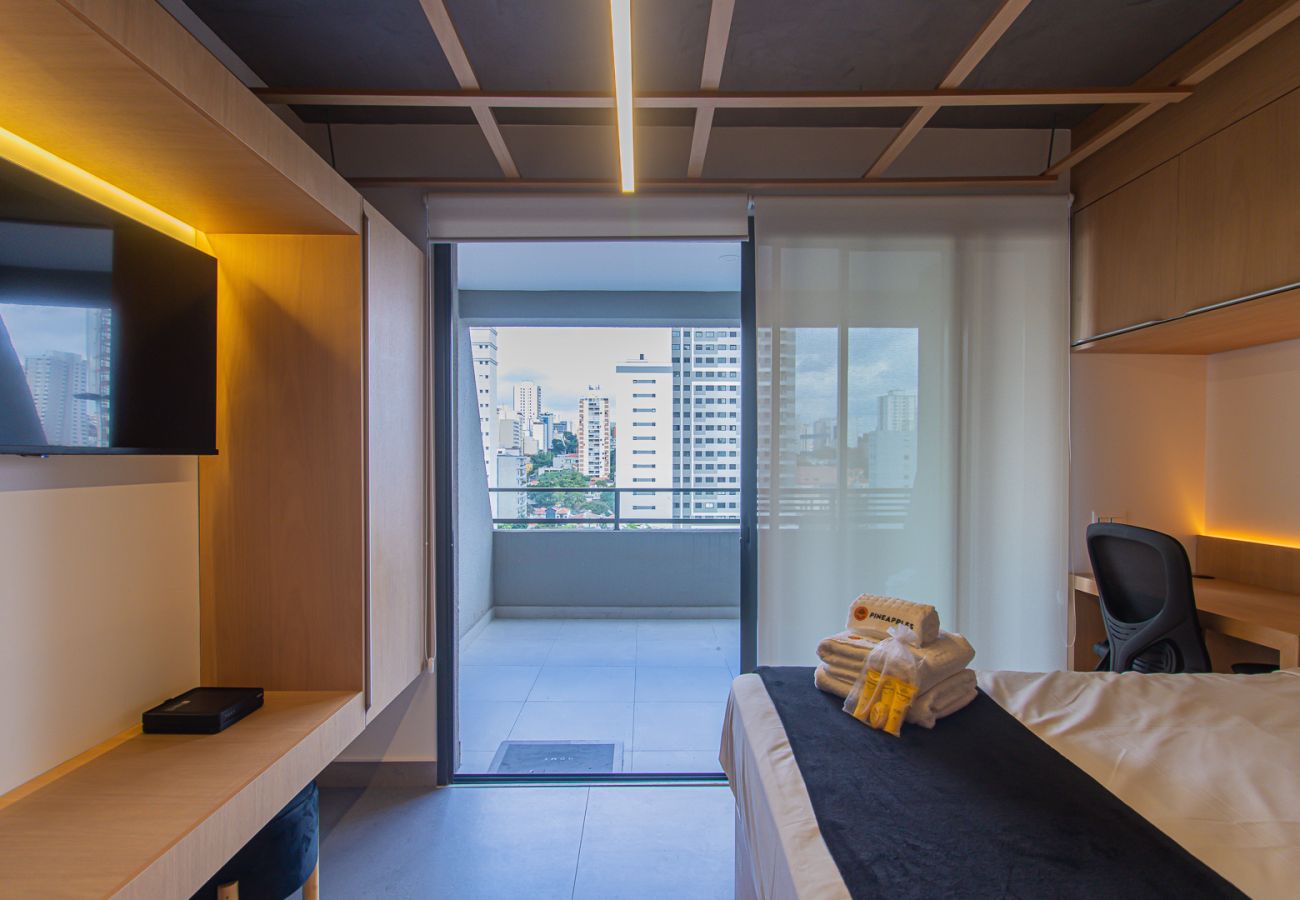 Studio a São Paulo - Estilo e Conforto Próximo ao Allianz Parque | SP-P1208B Studio a São Paulo - Estilo e Conforto Próximo ao Allianz Parque | SP-P1208B