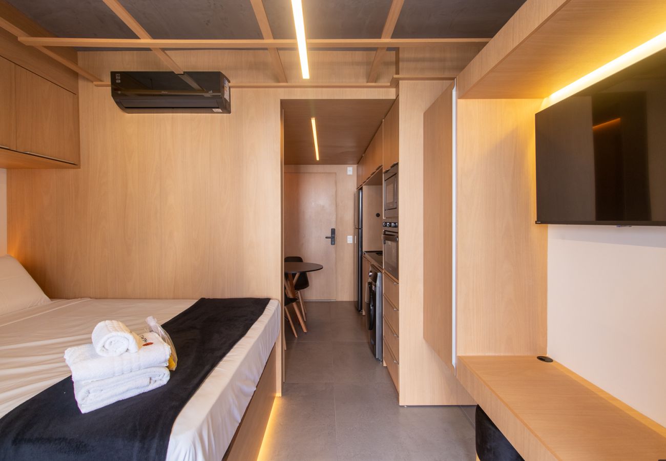 Studio a São Paulo - Estilo e Conforto Próximo ao Allianz Parque | SP-P1208B Studio a São Paulo - Estilo e Conforto Próximo ao Allianz Parque | SP-P1208B
