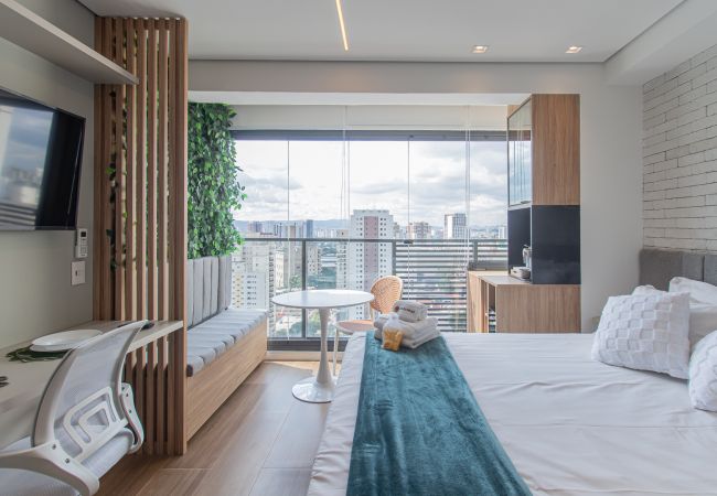 Studio a São Paulo - Elegância e Conforto Próximo do Allianz Parque | SP-P1607A Studio a São Paulo - Elegância e Conforto Próximo do Allianz Parque | SP-P1607A