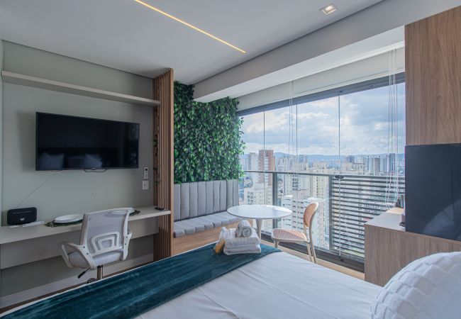 Studio a São Paulo - Elegância e Conforto Próximo do Allianz Parque | SP-P1607A Studio a São Paulo - Elegância e Conforto Próximo do Allianz Parque | SP-P1607A