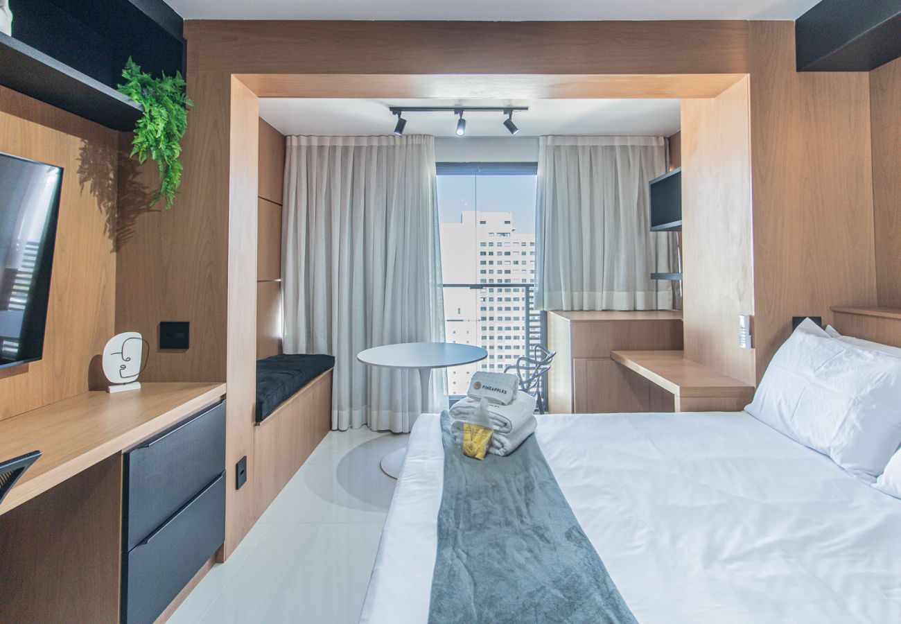 Studio a São Paulo - Moderno próximo ao Allianz Parque | SP-P2408B Studio a São Paulo - Moderno próximo ao Allianz Parque | SP-P2408B