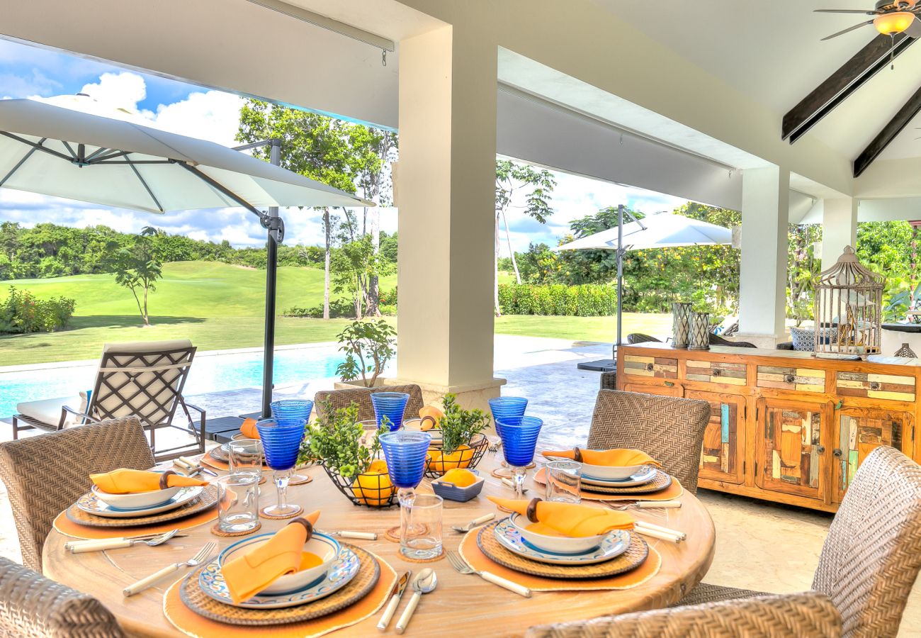 Villa a Punta Cana - Villa Hacienda A18 - Cheerful and Bright Golf View 