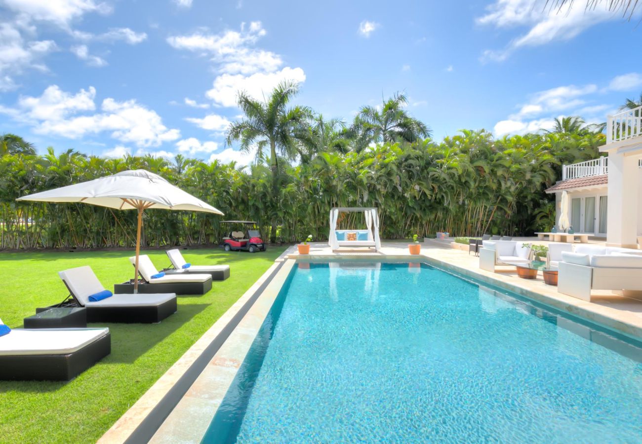 Villa a Punta Cana - Villa Good Vibes - Golf & Partial Ocean View 